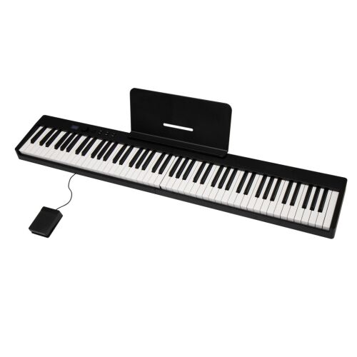 Home HFP1 összecsukható zongora, 88 billentyű, 128 választható hangszín és ritmus, 20 demó dal, beépített sztereó hangszóró, LCD kijelző, Bluetooth kompatibilis,  143502621
