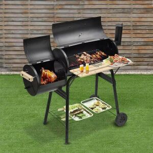 2in1 faszenes BBQ grill és smoker,  143502644 - Gardrób rendszerező