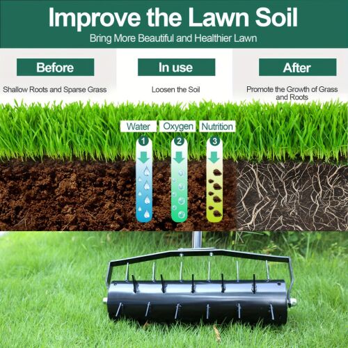 Erős 45.72cm-es gördülő fűszellőztető,  143502635