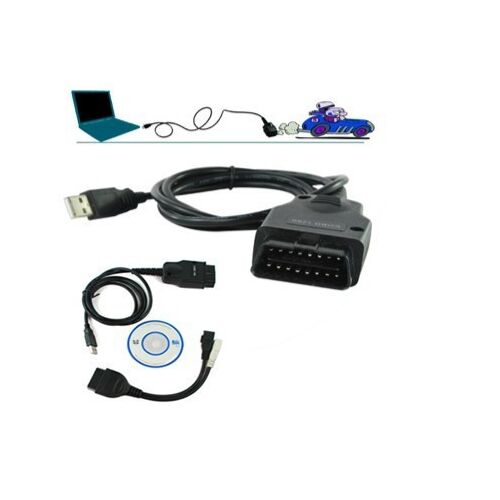 Galletto 1260 ECU Flasher EOBD 2 OBDII OBD chiptuning kábel, 