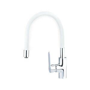 BALLETTO mosogató csaptelep hajlékony szilikon kifolyó csővel, 35mm, fehér,  143502902 - Gardrób rendszerező