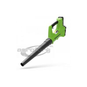 Lombfúvó akkumulátoros Greenworks G24AB 24v, 160km/h, akku és töltő nélkül,  143502978 - Gardrób rendszerező