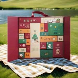 2024-es karácsonyi visszaszámláló naptárkészlet 24 meglepetés ajándékdobozzal,  143503099 - Gardrób rendszerező