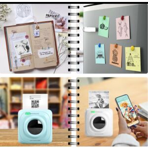 Hordozható nyomtató, mobil nyomtató, mini nyomtató, zsebnyomtató,  143503281 - Gardrób rendszerező