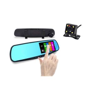 Visszapillantó tükörbe épített érintős tolató és eseményrögzítő kamera,  143503225 - Tárolás & Rendszerezés