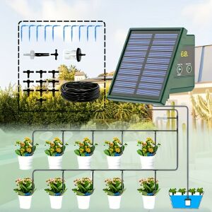 1.1W-os napelemes csepegtető öntözőrendszer és kerti automatikus öntözőrendszer,  143504214 - Tárolás & Rendszerezés