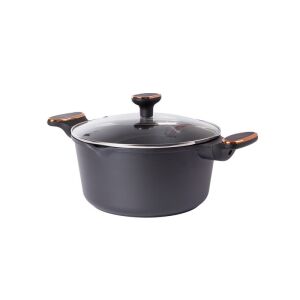 Mély edény fedővel indukciós gáztűzhelyhez, tapadásmentes bevonattal 5 literes méretben.,  143504396 - Tárolás & Rendszerezés