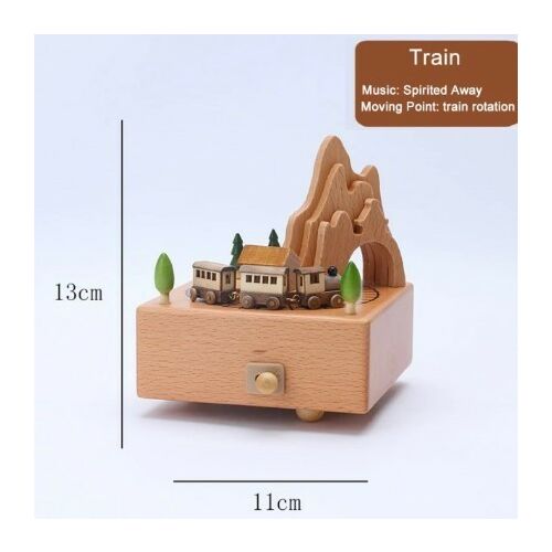 Fa zenedoboz, kisvonat 143504386