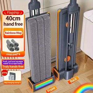 Rozsdamentes Acél Lapos Felmosó Tárolóval,  143504453 - Tárolás & Rendszerezés