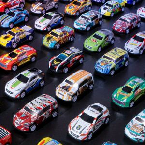 48 darabos Rally Autó Készlet gyerekeknek,  143504601 - Tárolás & Rendszerezés