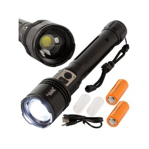 Katonai taktikai zseblámpa Cree XHP160 erős fényűvel,  143504507 - Tárolás & Rendszerezés