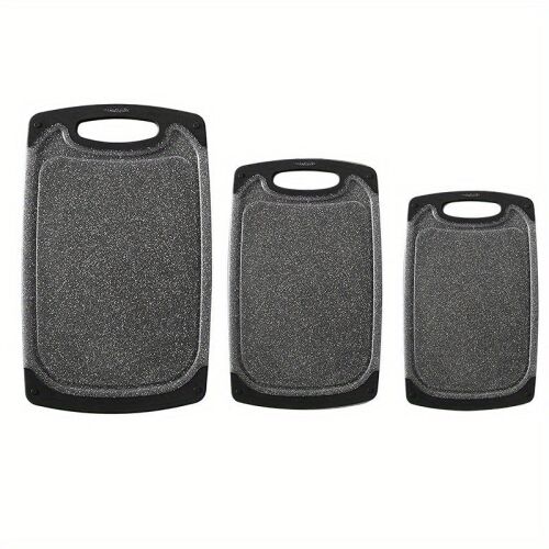 3db vágódeszka biztonsági és csúszásgátló műanyag vágódeszka készlet, 