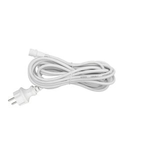 HOME KSHW5 hálózati csatlakozókábel, 5 m, fehér, kül- és beltéri kivitel