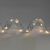 Illuminated Home RLS10WH silver LED ribbon light with star pattern.