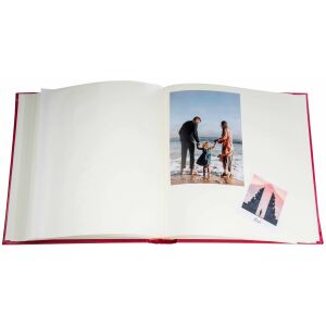 Album B100PG Crem clasic, roșu