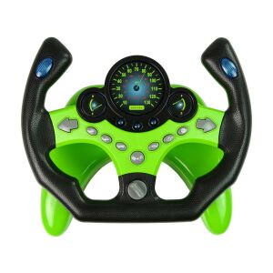 Volan de jucărie verde pentru copii cu bord - Jucării