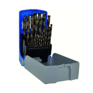 Zestaw wierteł DIN 338, szlifowanych, HSS-Co 5% 1-13 mm x 0,5 mm / 25 sztuk 143505556 - Wiertło