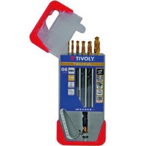 11453170002 Zestaw wierteł DIN 338, HSS, Steam TiN, 2,0-8,0 mm, 6 sztuk 143506485 - Wiertło