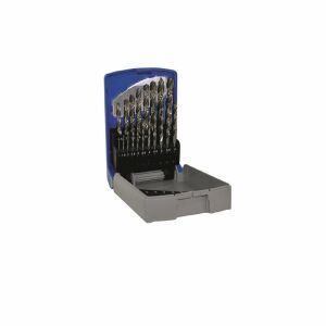 Set burghie DIN 338, rectificate, HSS 1-10 mm x 0,5 mm / 19 piese 143506671 - Accesorii pentru unelte