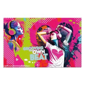 Pop Music podloška za stol - 55 x 35 cm