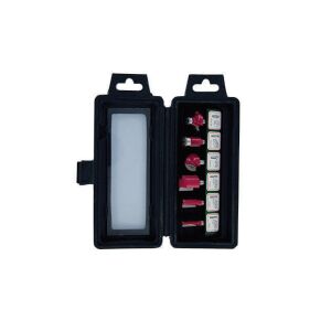 XT60642064006 Set de 6 freze cu coada profile diferite, in cutie de plastic, D 8 - XT60642064006 143507187 - Seturi scule și Scari