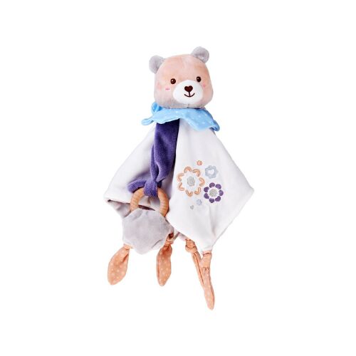 Kaichi My Sweet Ko maci plüss játék szundikendővel és rágókával fehér háttérrel