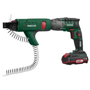 PARKSIDE PTBSA 20-Li A1 akkus gipszkarton csavarozó magazinos feltéttel - Parkside