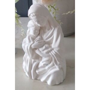 Szűz Mária a kis Jézussal gipsz szobor - Kegyeleti dekoráció