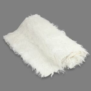 Kócos műszőrme fehér 60cm x 180 cm 143513810 - Textil méteráru