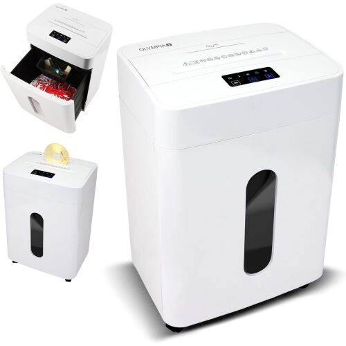 Olympia CC 1010 S Iratmegsemmisítő 8 lap 10L - Fehér