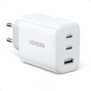 Ugreen CD275 2x USB-C / USB-A Hálózati töltő - Fehér (65W) (90496B) 143518929 - Ugreen