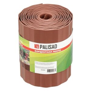 PALISAD 15x900cm barna határoló szalag, ágyásszegély