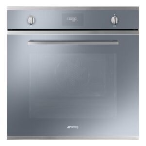 SMEG PIROLITIKUS HŐLÉGKEVERÉSES SÜTŐ,Selezione design, 10+4 funkció, LCD kijelző,ezüst stopsol üveg/csiszolt acél 143525685 - Sütő