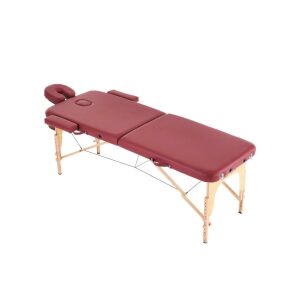VASHOME bordó masszázságy, összecsukható és hordozható - Masszázságy