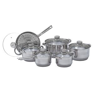 Berghome Line Rozsdamentes 12 részes edény készlet, szett