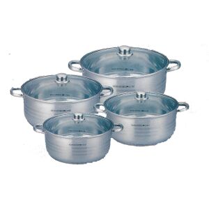 Berghome Line Rozsdamentes 8 részes lábas készlet, szett