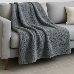 Ágytakaró pléd Bear Maci Sötét szürke 150x200cm 143532846 - Pléd