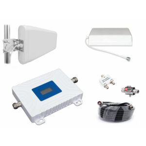 Thunder Booster SET GO2 térerő erősítő szett (2 Band) (1+1 antenna) &#8211; 150m2 143533924 - Jelerősítő