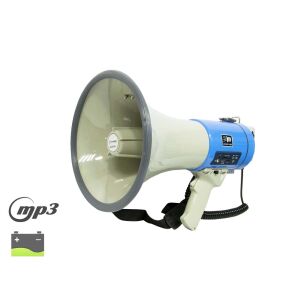 Thunder MGX-60USB+Li megafon, hangosbeszélő 60W &#8211; beszéd, sziréna, MP3, AUX (+ AKKUMULÁTOR) 143534096 - Megafon