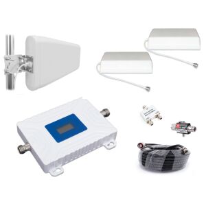 Thunder Booster SET GO2 térerő erősítő szett (2 Band) (1+2 antenna) &#8211; 300m2 143534106 - Jelerősítő