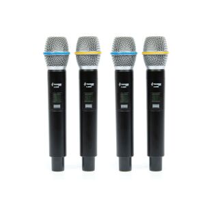 Thunder U-2008 4ND UHF rádiós mikrofon (4 db KÉZI mikrofon) + Koffer 143534256 - Mikrofon