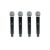 Thunder LX-82 Szett 4 db UHF Vezeték Nélküli Kézi Mikrofon
