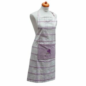 Levendulás konyhai kötény zsebbel - 85x70 cm 143534497 - Kötény