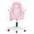 Forgószék, rózsaszín/fehér, ODELIA 143536475