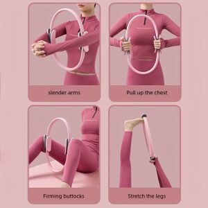 Univerzális Rózsaszín Pilates Gyűrű Teljes Test Fitneszhez Rózsaszín 143537061 - Alakformálás