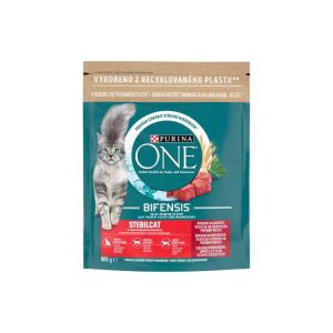 PURINA ONE STERILCAT MACSKAELEDEL SZÁRAZ MARHÁBAN BÚZÁBAN GAZDAG 800G