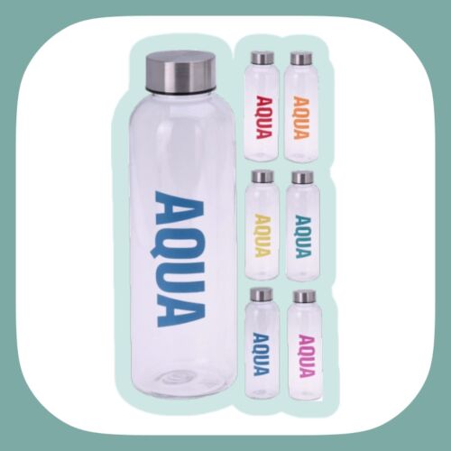 Excellent Houseware feliratos 'Aqua' kulacs 500ml - citromsárga színben 143548819