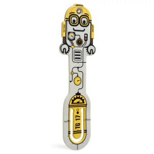 Flexilight könyvjelző olvasólámpa, Szürke robot