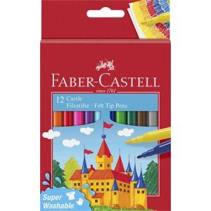 Filctoll készlet, FABER-CASTELL, 12 különböző szín"Castle" 143553438 - Filctoll