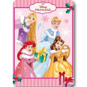 Disney Hercegnők Festive Fairy Karácsonyi polár takaró 100x140cm 143553762 - Pléd
